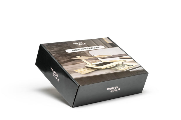 Premium Bamboe Verhoogd Borrelplank set