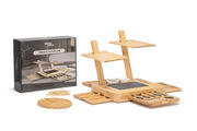 Premium Bamboe Verhoogd Borrelplank set